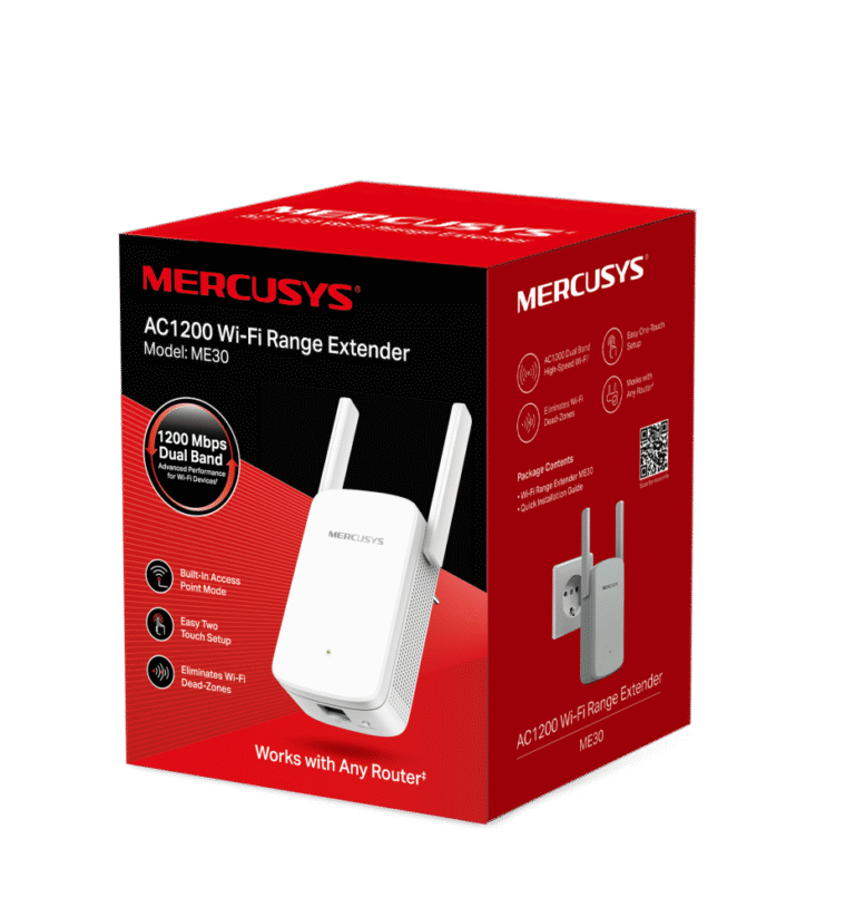 EXTENDER 5GHz MERCUSYS AC1200 ME30 WHITE thumbnail 4