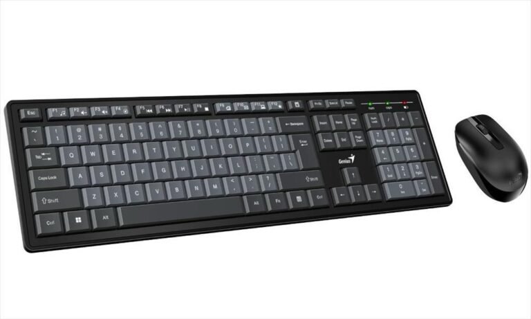 TASTIERE & MOUSE WIRELESS GENIUS KM-8200 BLACK thumbnail 2