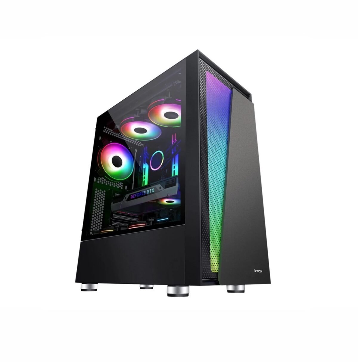 PC GAMING MSG A106KS AMD RYZEN 7 7800X3D GEFORCE RTX4060 8GB 32GB DDR5/ 1TB SSD M.2 NV3 COOLER ARCTIC FREEZER 36 70W MS ARMOR V500 BLACK - Image 1