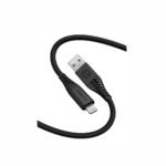 KABLLO LIGHTNING 1.5m SWISSTEN SOFT SILICONE 71533010 BLACK