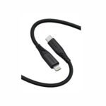 KABLLO LIGHTNING/ TYPE-C 1.5m SWISSTEN SOFT SILICONE 71534010 BLACK