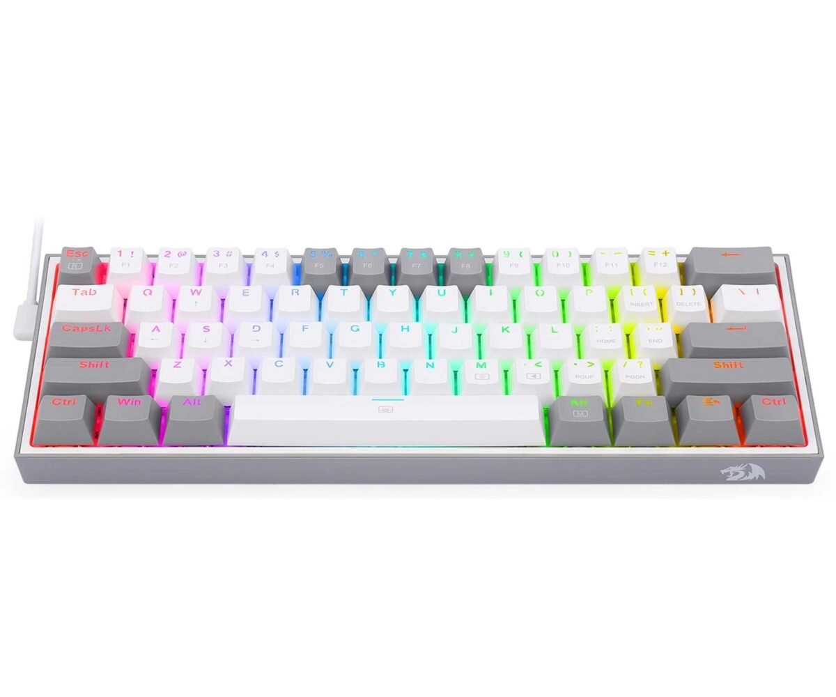 TASTIERE GAMING REDRAGON FIZZ K617 RGB RED SWITCH WHITE - Image 2