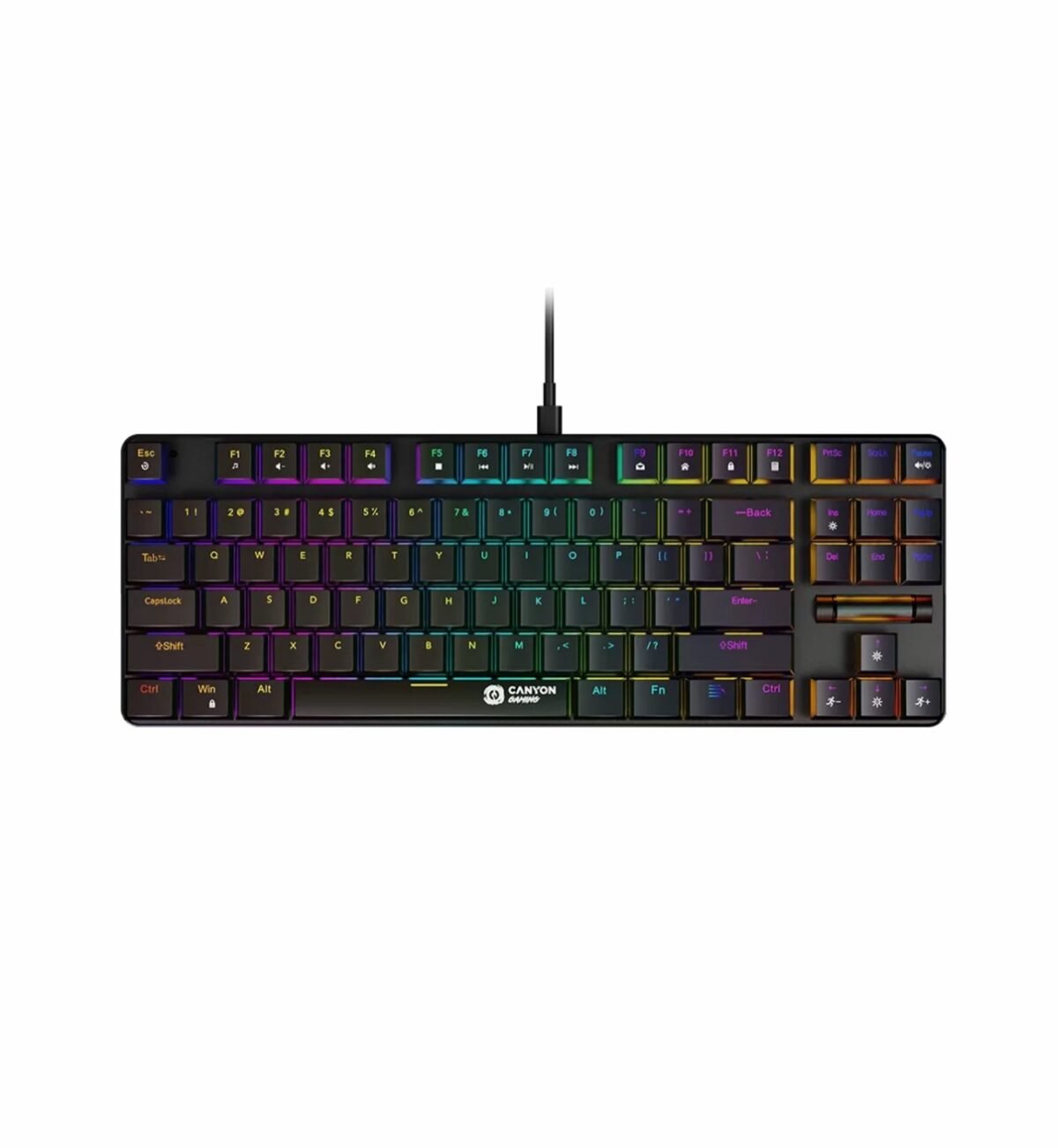 TASTIERE GAMING MEKANIKE CANYON COMETSTRIKE TKL GK-50 RGB BLACK - Image 1