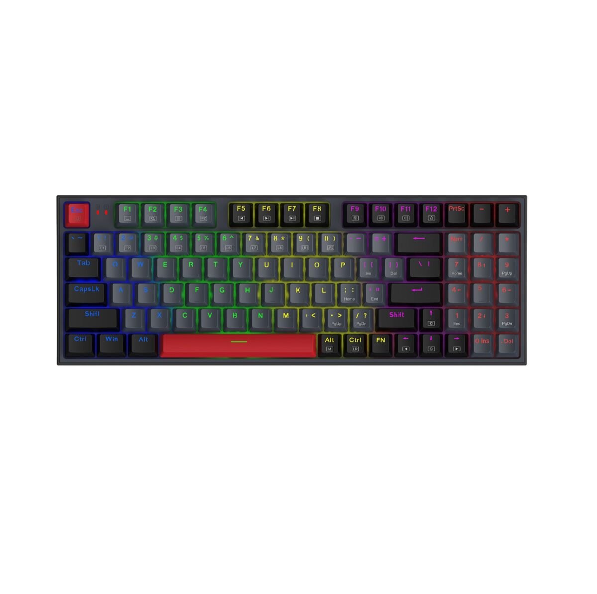 TASTIERE GAMING MEKANIKE REDRAGON KITAVA K636 RGB BLACK - Image 1