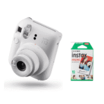SET FUJIFILM INSTAX MINI 12 + 10 FILM CLAY WHITE
