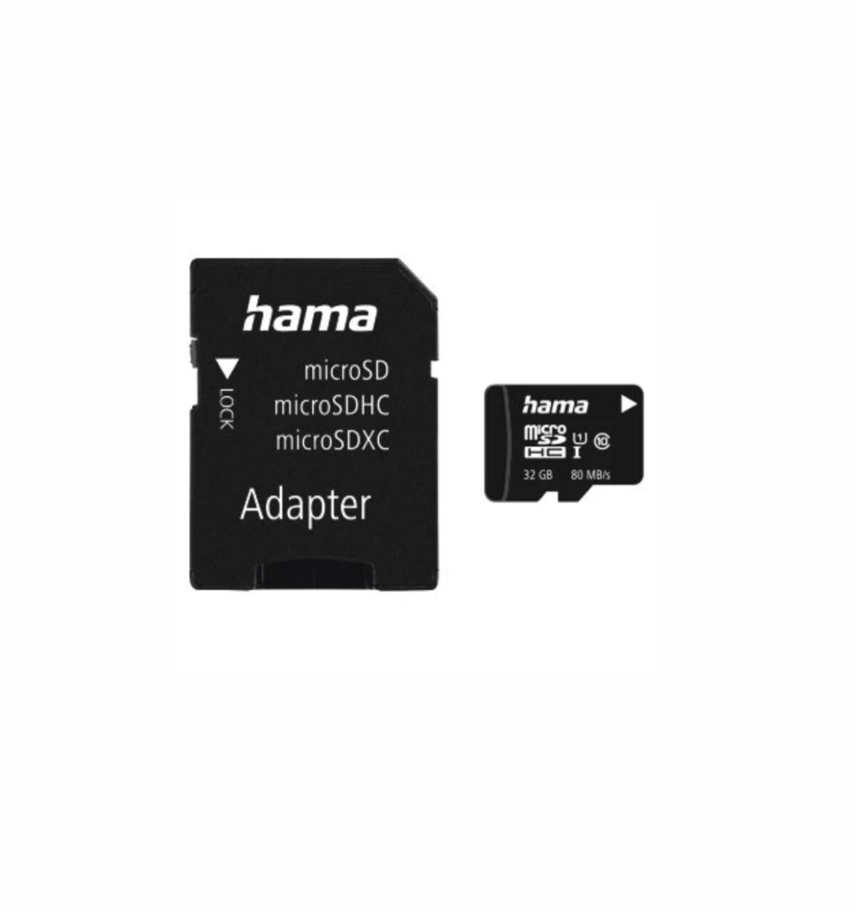 MEMORJE MICRO SD 32GB HAMA 80mbps 124152 - Image 1