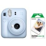 SET FUJIFILM INSTAX MINI 12 + 10 FILM PASTEL BLUE