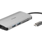 SHUMEZUES PORTESH TYPE-C D-LINK 8in1 DUB-M810 GRAY