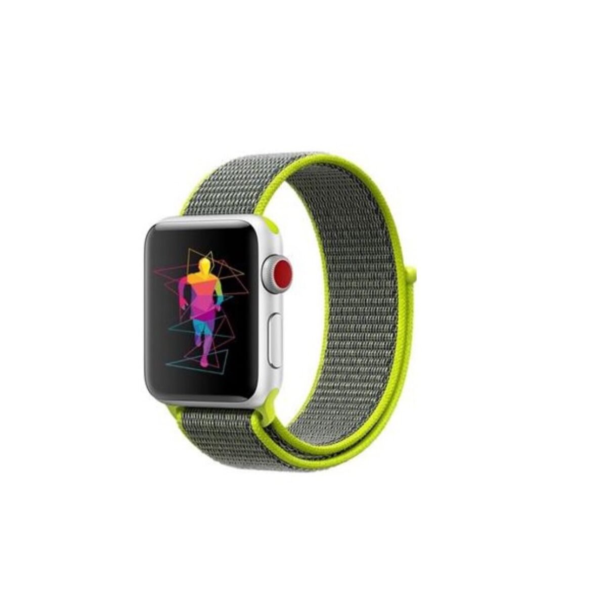 RRIP PER APPLE WATCH SWISSTEN NYLON 46000701 GREEN - Image 1