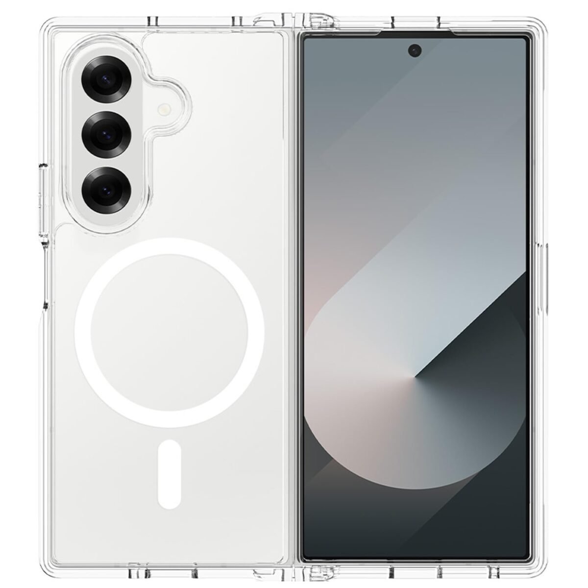 COVER PER SAMSUNG Z FOLD 7 CLEAR MAGNET CASE GP-FF966YCTATW TRANSPARENT - Image 2