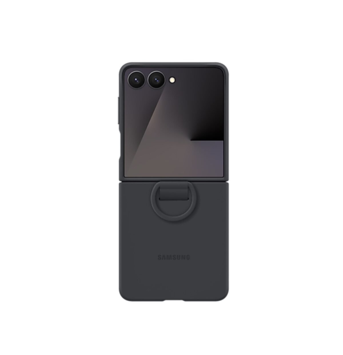 COVER PER SAMSUNG Z FLIP 7 RING SILICONE EF-PF766TBEGWW BLACK - Image 1