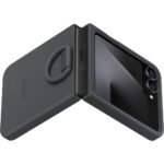 COVER PER SAMSUNG Z FLIP 7 FE RING SILICONE EF-PF741TBEGWW BLACK - Image 2