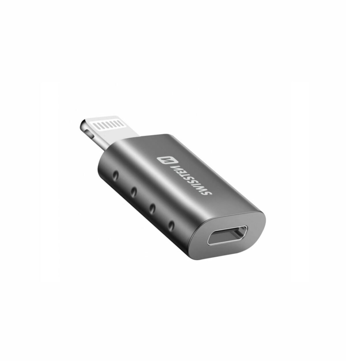 ADAPTER LIGHTNING/TYPE-C SWISSTEN 55500400 GRAY - Image 1
