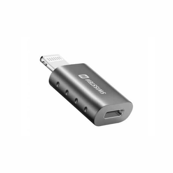 ADAPTER LIGHTNING/TYPE-C SWISSTEN 55500400 GRAY