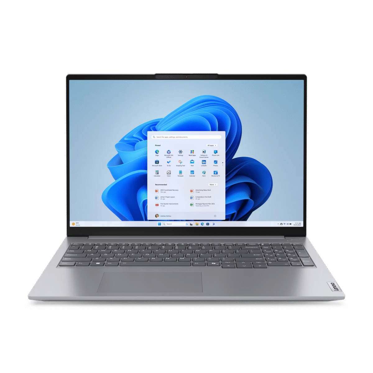 LAPTOP 16" LENOVO THINKBOOK 16G7 IML INTEL CORE ULTRA 5 125U 16GB DDR5/ 256GB SSD M.2 IPS 300 nits WUXGA BLACK - Image 1