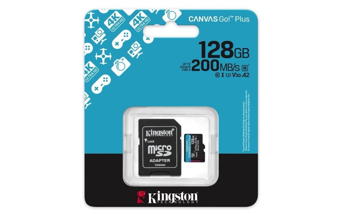 MEMORJE MICRO SD CG4 128GB KINGSTON GO PLUS GEN4 200 Mbps - Image 2