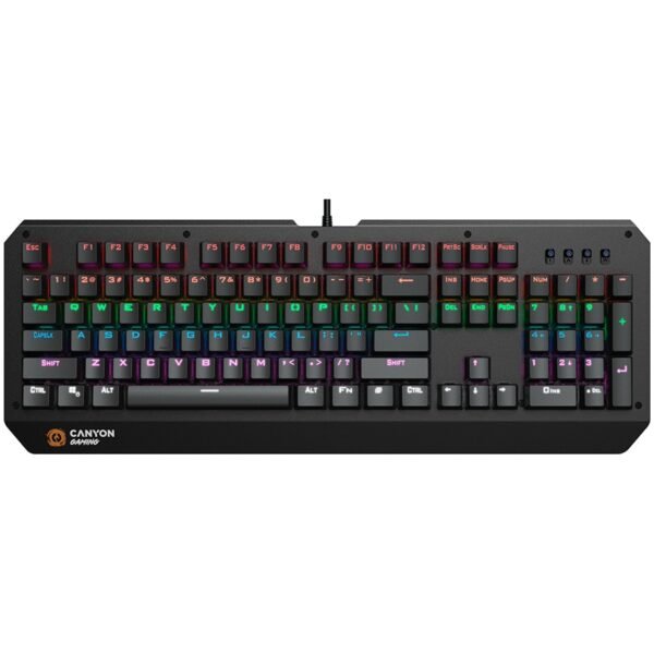 TASTIERE GAMING CANYON GK-6 MECHANICAL SWITCH BLACK