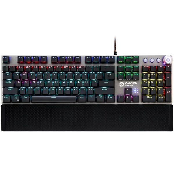 TASTIERE GAMING CANYON GK-7 MECHANICAL SWITCH BLACK