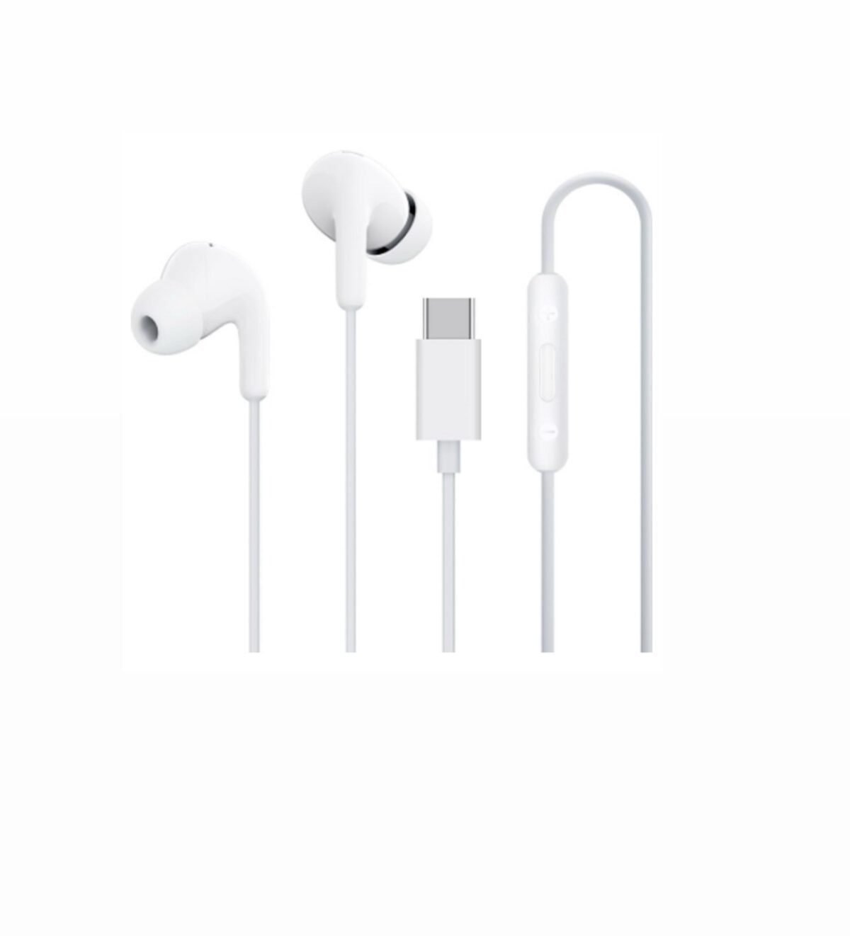 KUFJE TYPE-C XIAOMI EARPHONES WHITE - Image 1