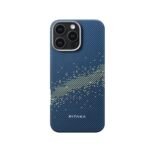 PER APPLE IPHONE 16 PRO MAX PITAKA STARPEAK TACTILE WOVEN MILKY WAY GALAXY ULTRA SLIM MAGSAFE BLACK BLUE