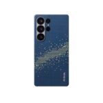 COVER PER SAMSUNG S25 ULTRA  PITAKA STARPEAK TACTILE WOVEN MILKY WAY GALAXY ULTRA SLIM MAGSAFE BLACK BLUE