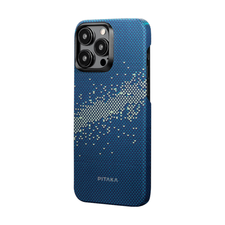 PER APPLE IPHONE 16 PRO MAX PITAKA STARPEAK TACTILE WOVEN MILKY WAY GALAXY ULTRA SLIM MAGSAFE BLACK BLUE thumbnail 2