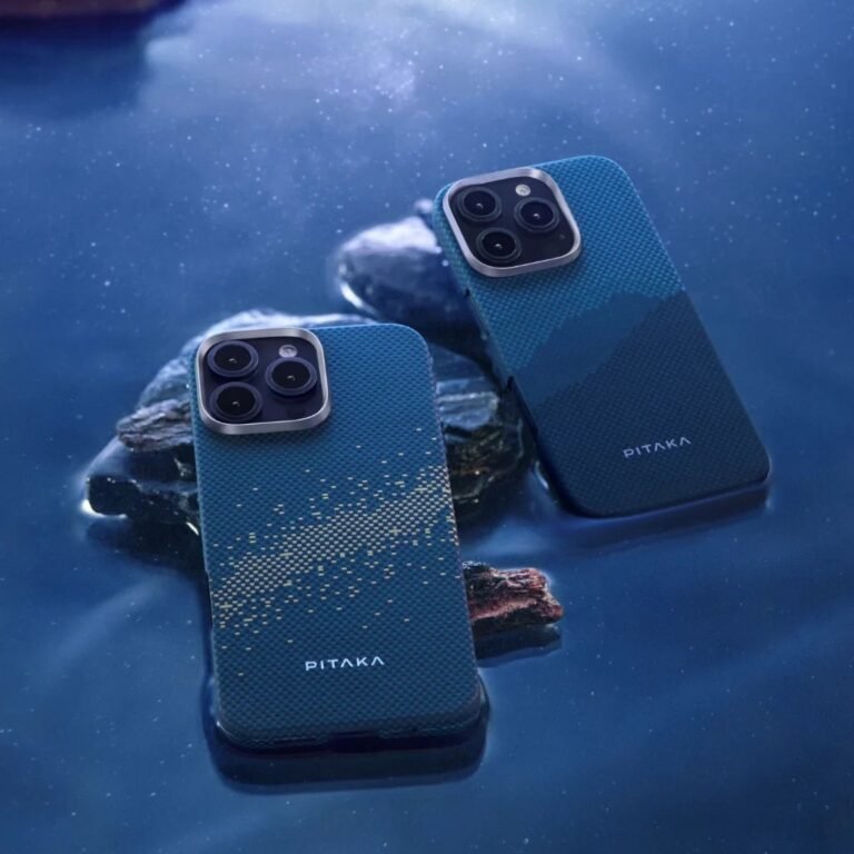PER APPLE IPHONE 16 PRO MAX PITAKA STARPEAK TACTILE WOVEN MILKY WAY GALAXY ULTRA SLIM MAGSAFE BLACK BLUE thumbnail 3