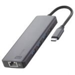 ADAPTER TYPE-C 9 PORT CELLULARLINE HUBUSBC9PD100WDKBLACK"