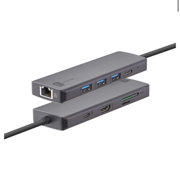 ADAPTER TYPE-C 9 PORT CELLULARLINE HUBUSBC9PD100WDKBLACK” thumbnail 2