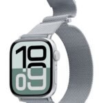 RRIP METALIK PER APPLE WATCH CELLULARLINE 44/45/46 mm M SER10 SILVER