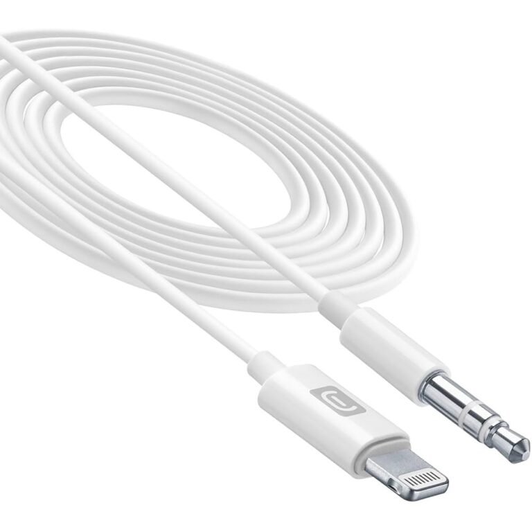 KABLLO AUX/ LIGHTNING CELLULARLINE AUXMUSICMFIW 1m WHITE