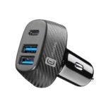 MBUSHES TELEFONI NE VETURE 44W CELLULARLINE CBRUSB3PD44WK 3 PORT BLACK