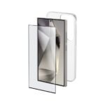 SET COVER DHE MBROJTES EKRANI PER SAMSUNG S25 ULTRA CELLULARLINE TRANSPARENT