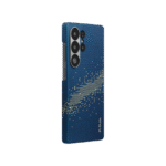 COVER PER SAMSUNG S25 ULTRA  PITAKA STARPEAK TACTILE WOVEN MILKY WAY GALAXY ULTRA SLIM MAGSAFE BLACK BLUE - Image 2