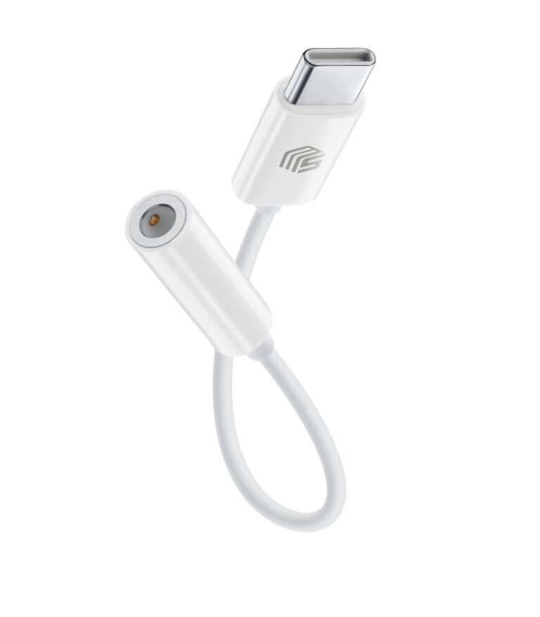 KONVERTUES AUX/ USB-C MUSIC SOUND ADAPTER MS WHITE