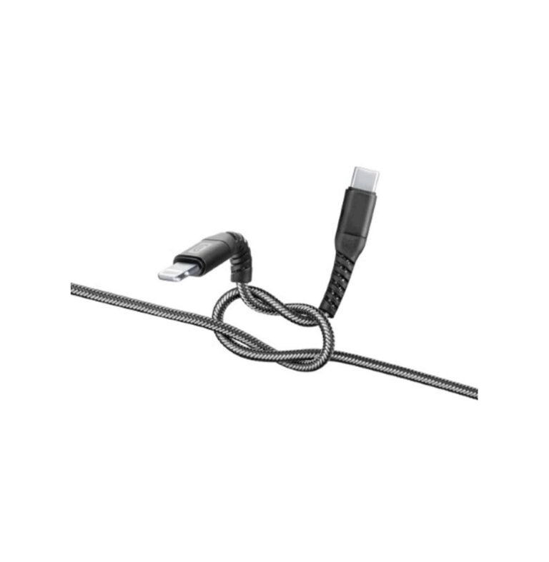 KABLLO USB-C/ LIGHTNING 1.2m CELLULARLINE EXTREME CABLE TETRACABC2LMFI12MK BLACK