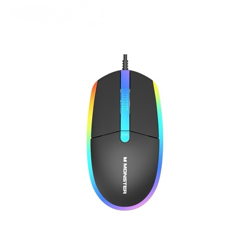 img_9277-2 MOUSE GAMING MONSTER KM1 40BD PRO BLACK - Image 1