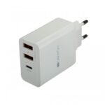 MBUSHES USB/ TYPE-C 30W CANYON H-08 WHITE