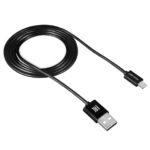 KABLLO LIGHTNING/ USB-A 1m CANYON UC-1USBIF1B BLACK
