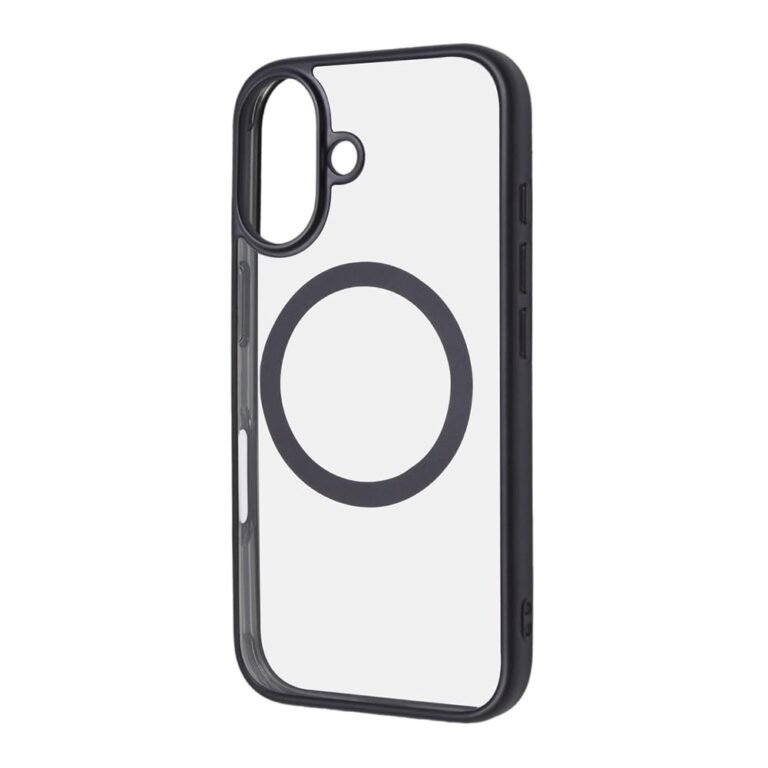 COVER PER IPHONE 17 ROCKYMILE MAGSAFE TRANSPARENT BLACK