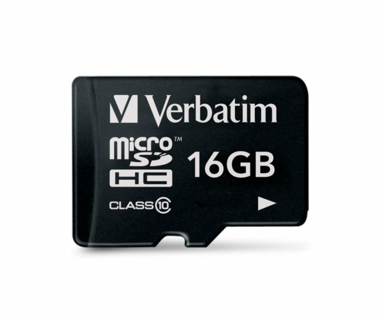 MEMORJE MICRO SD 16GB VERBATIM SDHC CLAS 10 BLACK