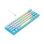 TASTIERE GAMING HAVIT KB903L BLUE WHITE - Image 2