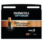 BATERI AAA X 8 DURACELL OPTIMUM OPTIMUM LR03 ALKALINE