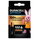 BATERI AAA X 6 DURACELL OPTIMUM OPTIMUM LR03 ALKALINE