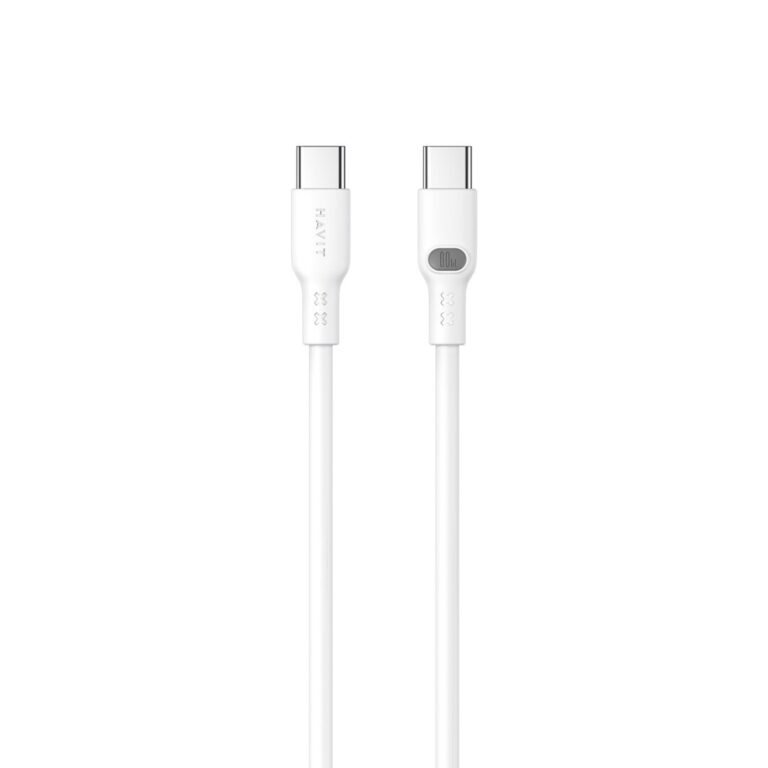 KABLLO USB-C 1m HAVIT C2C CB279 FAST WHITE