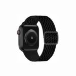RRIP PER APPLE WATCH SWISSTEN NYLON 46000715 BLACK
