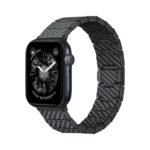 RRIP PER APPLE WATCH PITAKA CARBON FIBER MODERN BLACK GRAY TWIL