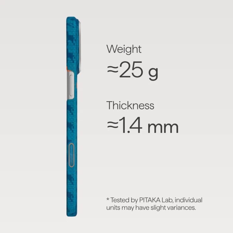 COVER PER IPHONE 17 PRO MAX PITAKA HAPPINESS RIDES EDGE INDIGO thumbnail 3