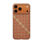COVER PER IPHONE 17 PRO MAX PITAKA HAPPINESS RIDES EDGE AMBER