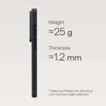 COVER PER SAMSUNG S26 ULTRA PITAKA EDGE BLACK GRAY TWILL - Image 3